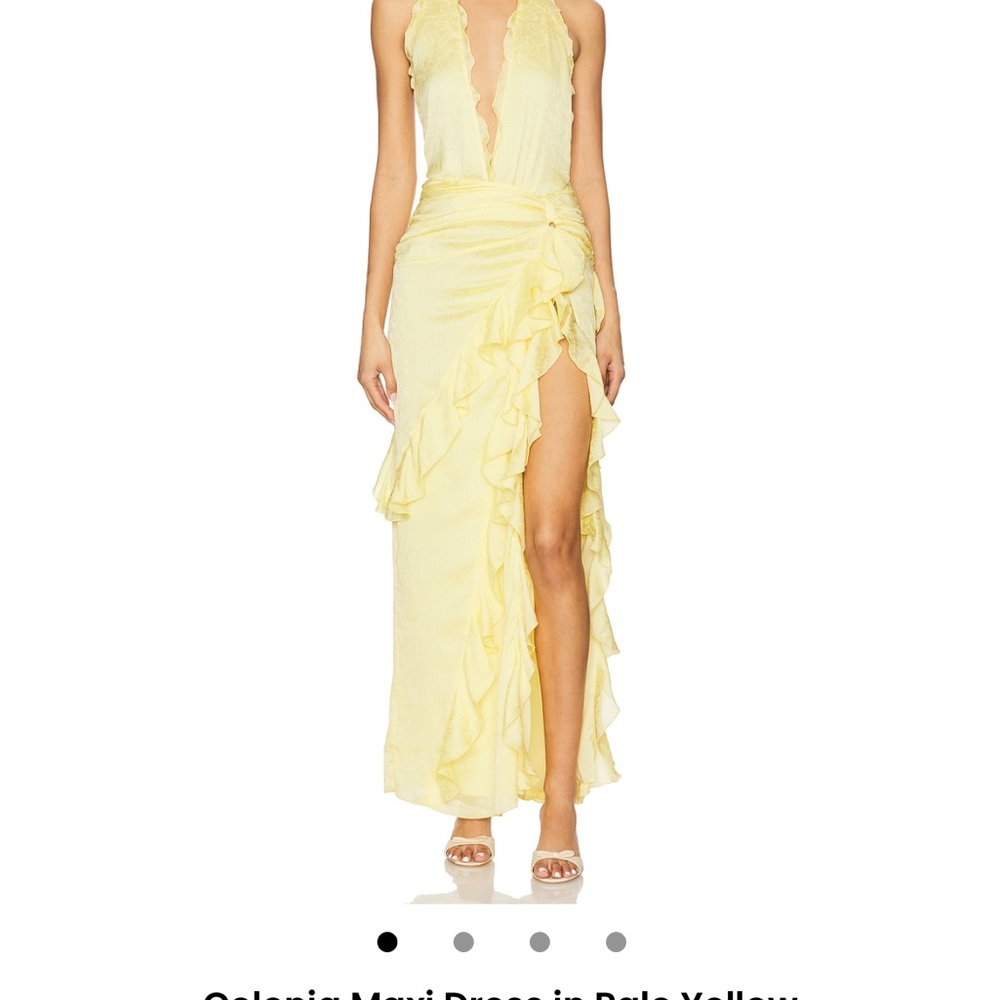 Elegant Yellow Maxi Dress